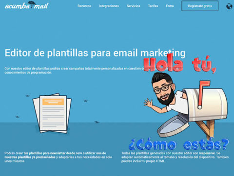 Cómo crear una Plantilla o Newsletter con el editor de Acumbamail